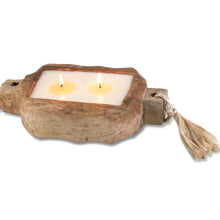 Load image into Gallery viewer, Himalayan Driftwood Candle Tray (Ginger Patchouli, Grapefruit Pine)