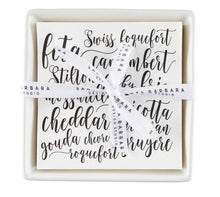 Load image into Gallery viewer, Ceramic Napkin Tray + Napkins, Cheese