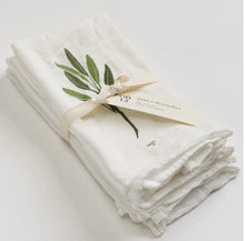 Load image into Gallery viewer, Garden Herbs Napkins, Set of 4