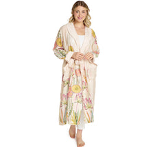 Load image into Gallery viewer, Garden Floral Robe (Aqua, Pink, Blue)