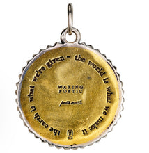 Load image into Gallery viewer, Waxing Poetic The World Kristal Medallion on Points of Light Chain