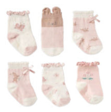 Load image into Gallery viewer, Elegant Baby Baby Socks Gift Set, 6 Pack (Farm, Garden)