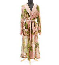 Load image into Gallery viewer, Garden Floral Robe (Aqua, Pink, Blue)