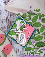 Load image into Gallery viewer, Hand Printed Cotton Dish Towel Set (6 Styles)