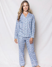 Load image into Gallery viewer, Fleur D'Azur Cotton Twill Pajama Set