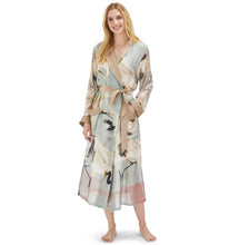 Load image into Gallery viewer, Garden Floral Robe (Aqua, Pink, Blue)