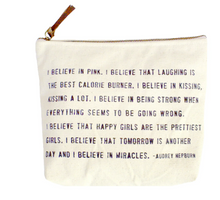 Load image into Gallery viewer, Canvas Zip Quote Bag (8 Styles)