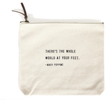 Load image into Gallery viewer, Canvas Zip Quote Bag (8 Styles)