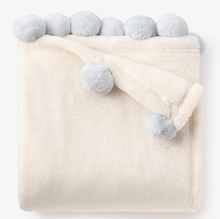 Load image into Gallery viewer, Elegant Baby Pom Pom Baby Blanket (Pink, Blue)