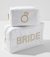 Load image into Gallery viewer, BRIDE Pearl Large Zip Pouch
