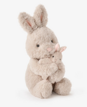 Load image into Gallery viewer, Mama + Baby Bunny Plush Set