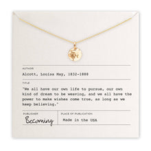 Load image into Gallery viewer, Dandelion Wish Necklace, Silver or Gold