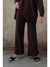 Load image into Gallery viewer, Cleo Knit Pants (Taupe, Grey Heather)
