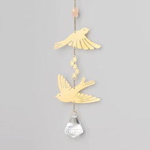Load image into Gallery viewer, Brass &amp; Crystal Suncatchers (5 Styles)
