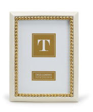 Load image into Gallery viewer, Gold Beads Picture Frame 5x7
