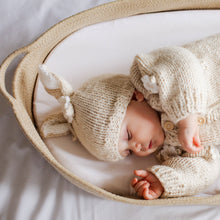 Load image into Gallery viewer, Flower Bunny Beanie, Natural
