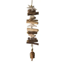 Load image into Gallery viewer, Double Star Driftwood Wind Chime
