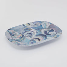 Load image into Gallery viewer, Melamine Large Platter, Flowing Shells
