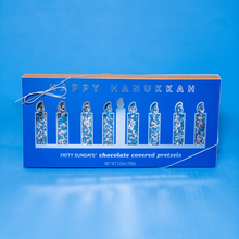 Load image into Gallery viewer, Hanukkah Chocolate Covered Pretzel Gift Set
