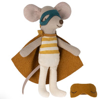 Load image into Gallery viewer, Maileg Super Hero Mouse, Little Brother In Matchbox
