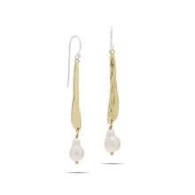 Load image into Gallery viewer, Waxing Poetic Ode To A Pearl Single Drop Earrings

