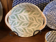 Load image into Gallery viewer, Terrafirma Ceramics 9" Vegetable Bowl With Handles (Cobalt, Citrus)

