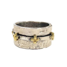 Load image into Gallery viewer, Waxing Poetic Faith Spinner Ring, Sterling Silver
