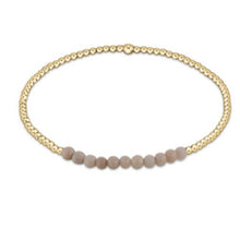 Load image into Gallery viewer, Enewton Gold Bliss Gemstone 2mm Bead Bracelet (2 Styles)
