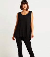 Load image into Gallery viewer, Shirttail Tank by Planet (Fawn, Black)
