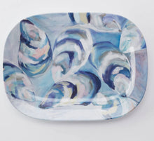 Load image into Gallery viewer, Melamine Large Platter, Flowing Shells
