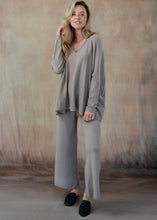 Load image into Gallery viewer, Cleo Knit Pants (Taupe, Grey Heather)
