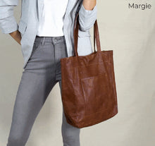 Load image into Gallery viewer, Margie Leather Tote Bag (3 Colors)
