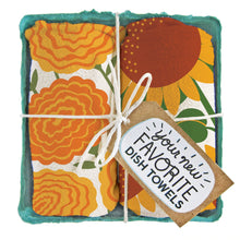Load image into Gallery viewer, Hand Printed Cotton Dish Towel Set (6 Styles)
