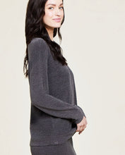Load image into Gallery viewer, Barefoot Dreams CozyChic Ultra Lite Drop Shoulder Pullover, Carbon

