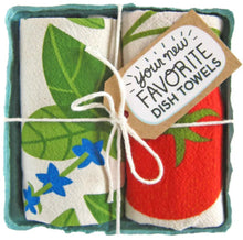 Load image into Gallery viewer, Hand Printed Cotton Dish Towel Set (6 Styles)
