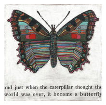 Load image into Gallery viewer, Butterfly Wooden Art Print, 12"x12"
