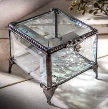 Load image into Gallery viewer, Beveled Glass Jewelry Box
