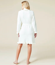 Load image into Gallery viewer, Short Ruffle Chenille Robe, Cloud
