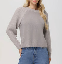 Load image into Gallery viewer, McKenzie Sweater with Removable Turtleneck Collar (Taupe, Size L)
