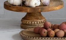 Load image into Gallery viewer, Mango Wood Pedestal Stand
