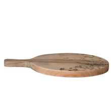 Load image into Gallery viewer, Botanical Wooden Cheese/Cutting Board
