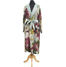 Load image into Gallery viewer, Garden Floral Robe  (Aqua, Pink, Blue)
