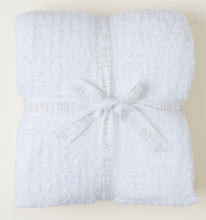 Load image into Gallery viewer, Barefoot Dreams CozyChic Ribbed Throw (White, Pearl)
