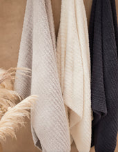 Load image into Gallery viewer, Barefoot Dreams CozyChic Ribbed Throw (White, Pearl)
