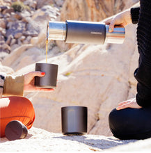 Load image into Gallery viewer, Corkcicle Traveler Thermos, Ceramic Slate, 36oz
