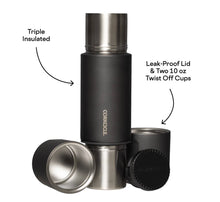 Load image into Gallery viewer, Corkcicle Traveler Thermos, Ceramic Slate, 36oz
