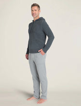 Load image into Gallery viewer, Barefoot Dreams CozyChic Men's Pullover Hoodie, Slate Blue
