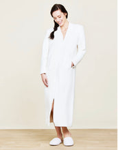 Load image into Gallery viewer, Barefoot Dreams CozyChic Full Zip V-Neck Lounger, Cream
