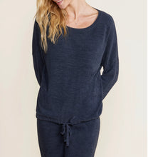 Load image into Gallery viewer, Barefoot Dreams CozyChic Ultra Lite Slouchy Pullover, Indigo
