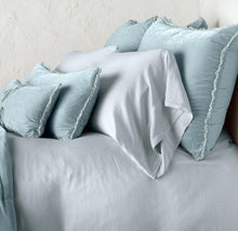 Load image into Gallery viewer, IN STOCK Bella Notte Linens Carmen Euro Sham (Cloud)
